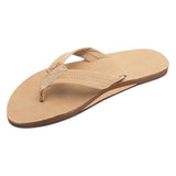 RAINBOWS MEN'S SINGLE LAYER PREMIER LEATHER WITH ARCH SUPPORT 1" STRAP SANDALS - 301ALTSO-MENS