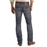 ROCK & ROLL MEN'S PISTOL STACKABLE BOOTCUT JEANS - BMSPD08579