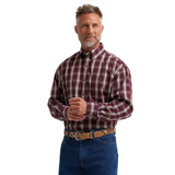 WRANGLER MEN'S GEORGE STRAIT LONG SLEEVE BUTTON DOWN ONE POCKET SHIRT - 112385370
