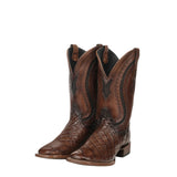 CORRAL MEN'S HONEY INLAY AND EMBROIDERY WIDE SQ. TOE WESTERN BOOT - A5119