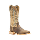 HYER MEN'S KINCAID TAN BROAD SQUARE TOE WESTERN BOOT - HM11043