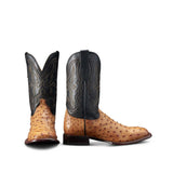TECOVAS MEN'S EMMIT II SUNSET TAN OSTRICH WESTERN BOOT - M10095SMD
