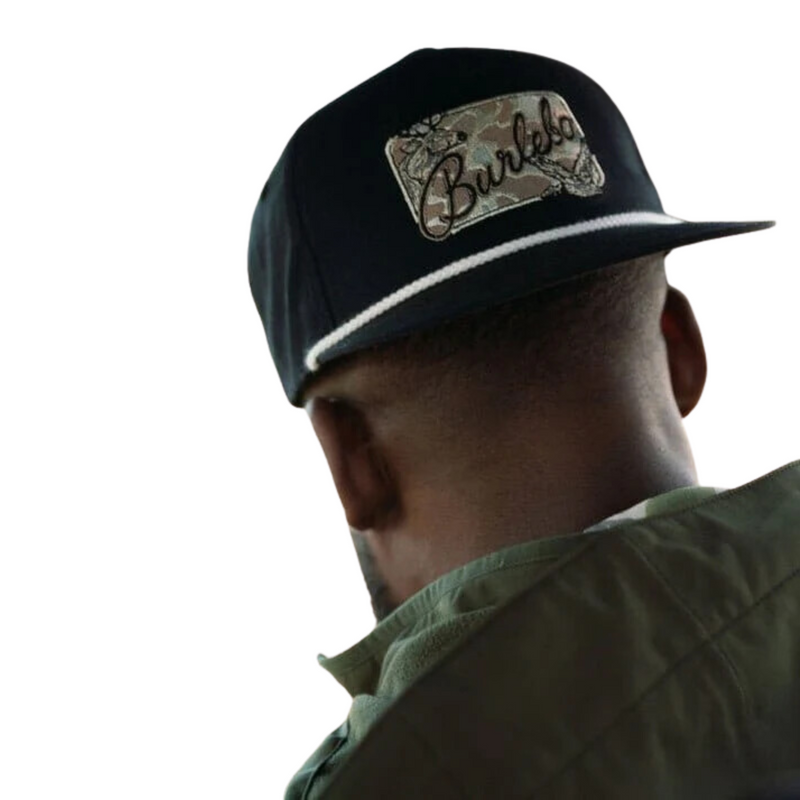 BURLEBO BLACK CAMO PATCH HAT - CBCP