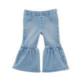 WRANGLER GIRLS INFANT/TODDLER RUFFLE LEG FLARE JEAN - 112379568