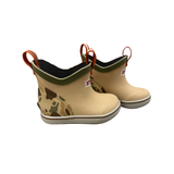 XTRATUF KIDS BEIGE AND DUCK CAMO ANKLE DECK BOOT - XKABDC90