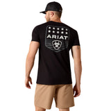 ARIAT MEN'S STRIPE PATRIOTIC BADGE T-SHIRT - 10073966