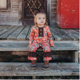 SHEA BABY INFANT GIRLS COWGIRL THING LONG SLEEVE ROMPER - GLSROM07