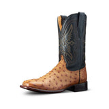 TECOVAS MEN'S EMMIT II SUNSET TAN OSTRICH WESTERN BOOT - M10095SMD