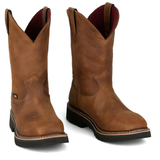 JUSTIN MEN’S AMES 11” STEEL TOE WATERPROOF BOOT - HL4225