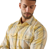 ARIAT MEN'S RETRO HUX FITTED SNAP SHIRT - 10071644