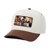 STETSON COWHIDE PATCH TRUCKER HAT - SCSCAF000452
