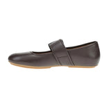 DANSKO WOMEN'S MATILDA CHOCOLATE LEATHER FLATS - 5708060300