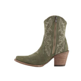 BUCK & BRANA WOMEN'S BROOK OLIVE WESTERN BOOT - 910005