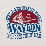 SEAGER MEN'S WAYLON JENNINGS GOOD HEARTED WOMAN TEE - MTH26GOOD
