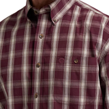 WRANGLER MEN'S GEORGE STRAIT LONG SLEEVE BUTTON DOWN ONE POCKET SHIRT - 112385370