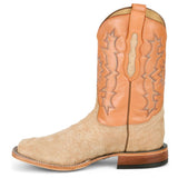 TONY LAMA MEN'S CARLOS 11" FULL QUILL OSTRICH WESTERN BOOT - HE6267