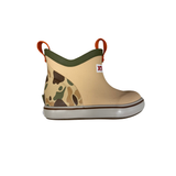 XTRATUF KIDS BEIGE AND DUCK CAMO ANKLE DECK BOOT - XKABDC90