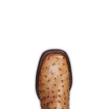 TECOVAS MEN'S EMMIT II SUNSET TAN OSTRICH WESTERN BOOT - M10095SMD