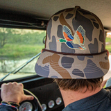 BURLEBO RETRO CAMO DUCK HAT - CRCD