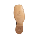 R. WATSON MEN'S BRASS OSTRICH WESTERN BOOT - RW4528-1