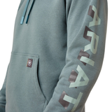 ARIAT MEN'S REBAR LIGHTWEIGHT LOGO HOODIE - 10079751