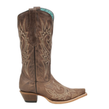 CORRAL WOMEN'S BROWN FLAMES EMBROIDERED WESTERN BOOT - Z5557