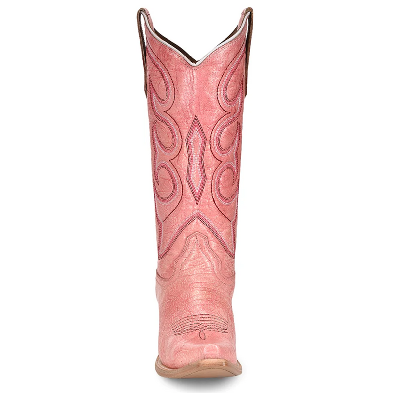 CIRCLE G BY CORRAL WOMEN'S PINK EMBROIDERY WESTERN BOOTS - L6042