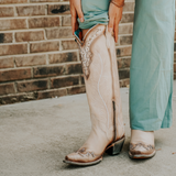 CORRAL WOMEN'S  FEATHER EMBROIDERY WESTERN BOOT - A4768