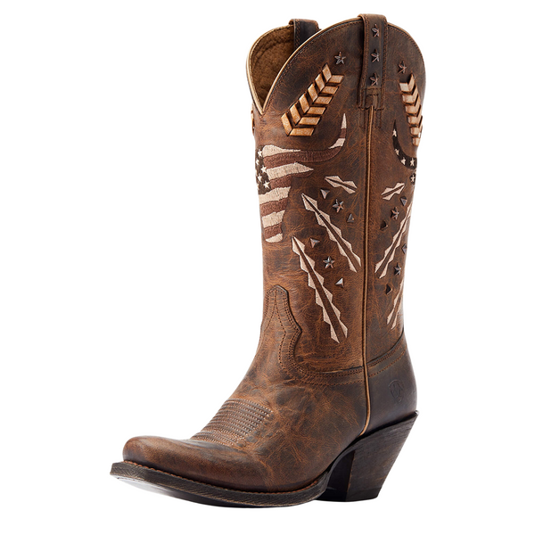ARIAT WOMEN'S CIRCUIT AMERICANA WESTERN BOOT - 10044435 – The Country  Connection