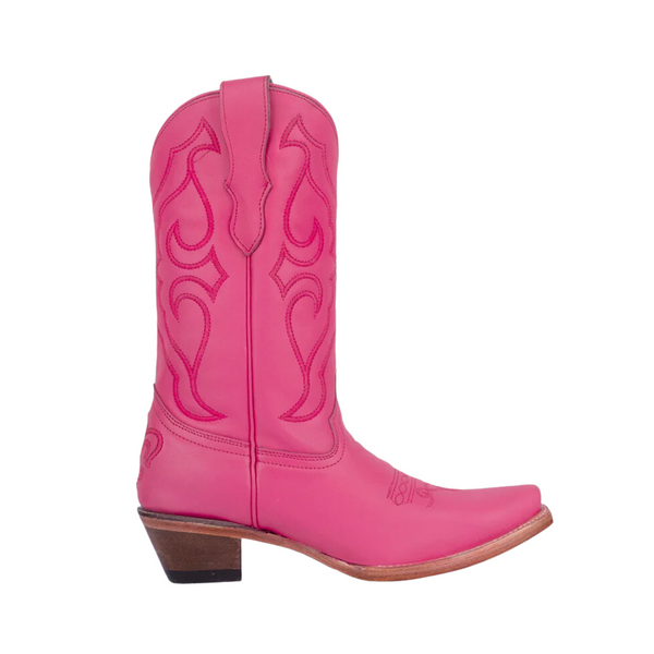 CORRAL GIRLS EMBROIDERY FUCHSIA WESTERN BOOTS - T0148
