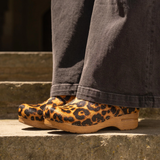 DANSKO WOMEN'S PROFESSIONAL LEOPARD HAIRCALF CLOG - 1064086112