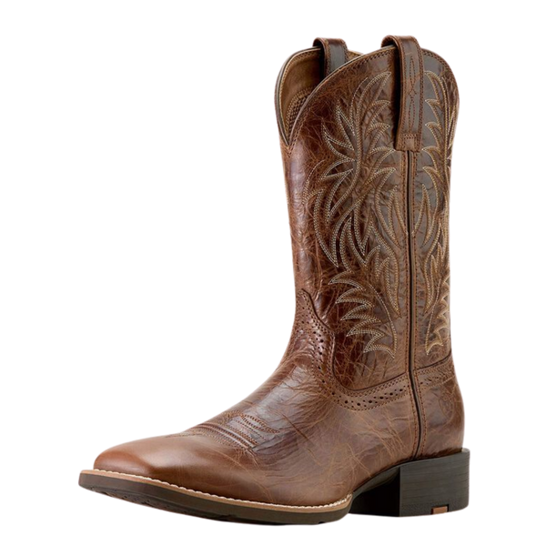 ARIAT MEN'S SPORT WIDE SQUARE TOE WESTERN BOOT- 10063836