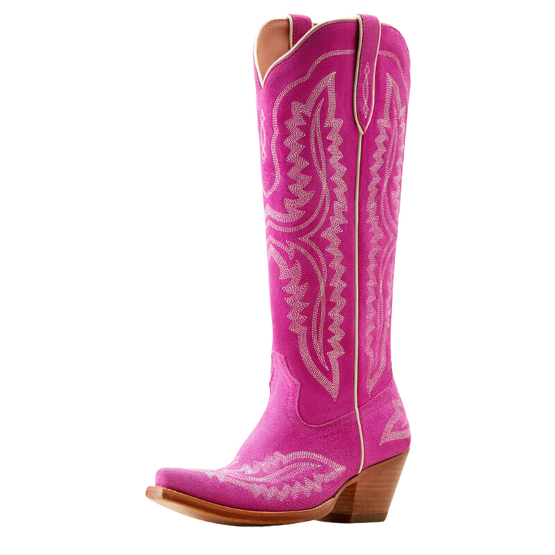 ARIAT WOMEN'S CASANOVA HAUTE PINK SUEDE WESTERN BOOT - 10046859