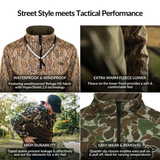 DRAKE MEN'S MST QUARTER ZIP REFUGE EQWAER JACKET - DS7355