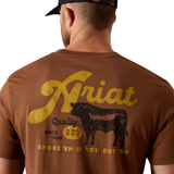ARIAT MEN'S BBQ SMOKE CLASSIC FIT T-SHIRT - 10071197