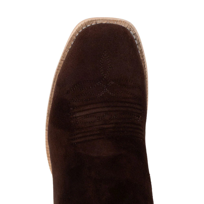 R.Watson Women's Chocolate Roughout Western Boot - RWL7300-1