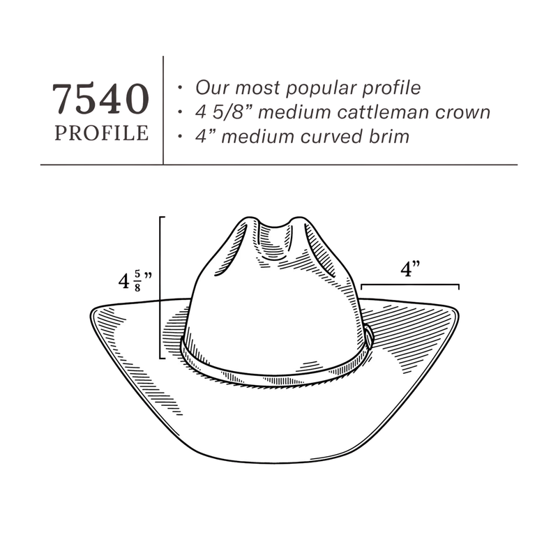 STETSON CORRAL 4X COWBOY HAT - SBCRAL-7540