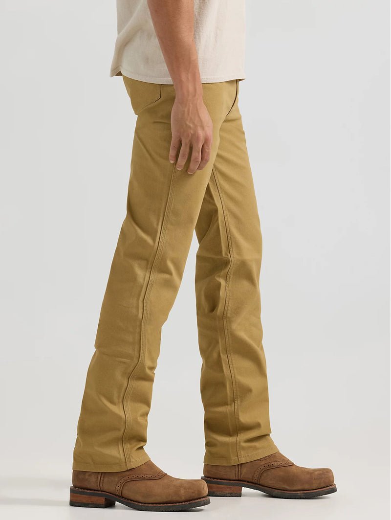 WRANGLER MEN’S PREMIUM PERFORMANCE TOUGH COMFORT COWBOY CUT SLIM FIT CANVAS JEANS  - 112361473