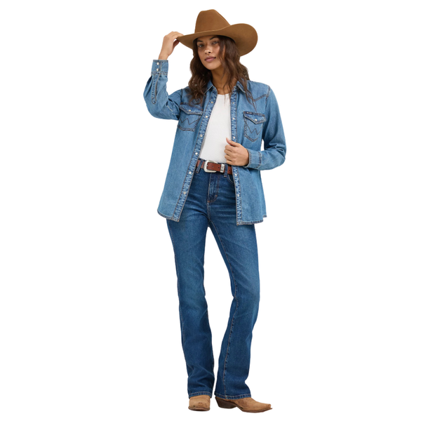 WRANGLER WOMEN’S RETRO BAILEY HIGH RISE BOOTCUT JEAN - 112352982