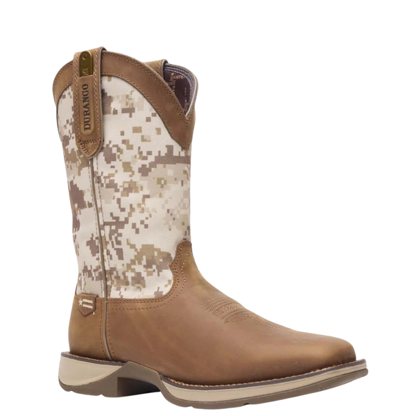 DURANGO MEN'S REBEL DESERT CAMO PULL-ON WESTERN BOOT - DDB0166