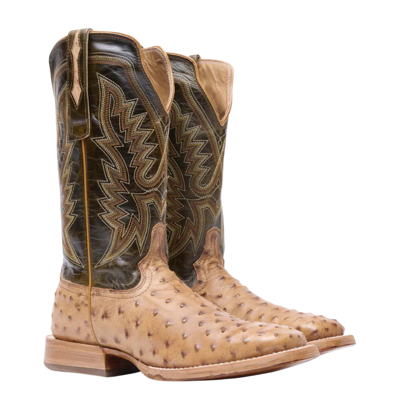 DURANGO MEN'S PRCA COLLECTION FULL-QUILL OSTRICH WESTERN BOOT - DDB0472