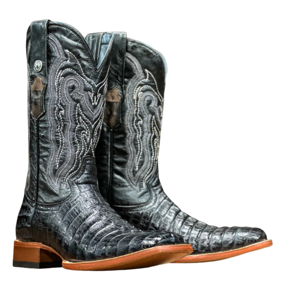 TANNER MARK MEN’S LUFKIN CLASSIC BLACK WESTERN BOOT - TM201705