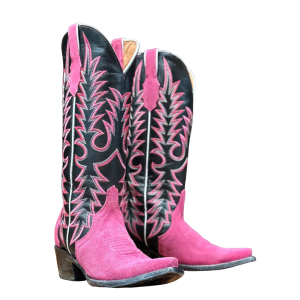 TANNER MARK WOMEN’S ELECTRIC PINK WESTERN BOOTS - TML205449