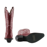 BUCKS & BRANA ISABELLA WOMEN’S RED WESTERN BOOT - 11400