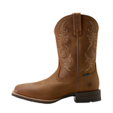 ARIAT MEN’S HYBRID RANCHWAY WATERPROOF WIDE SQUARE TOE WESTERN BOOT - 10064047