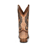 CORRAL WOMEN’S OVERLAY EMBROIDERY STUDS WESTERN BOOT - L2052