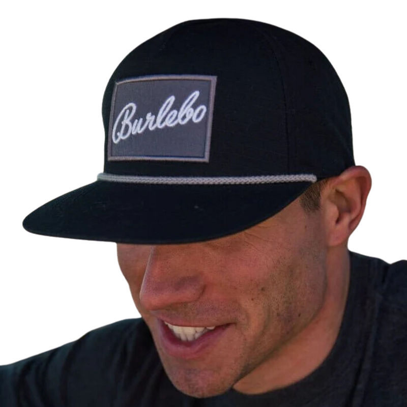 BURLEBO GREY PATCH HAT - CGBPB