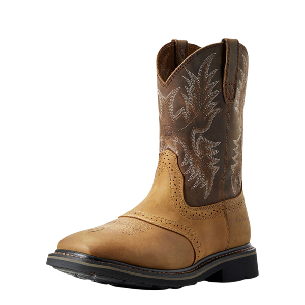 ARIAT MEN'S SIERRA WIDE SQUARE TOE WORK BOOT-10010148