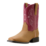 ARIAT KID'S TOMBSTONE WIDE SQUARE TOE WESTERN BOOT-10063835