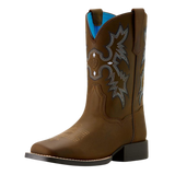ARIAT KID'S TOMBSTONE WIDE SQUARE TOE WESTERN BOOT-10063834